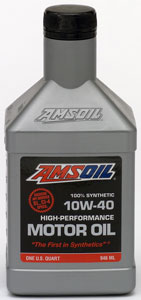 AMSOIL Synthetic Motor Oil 10W-40 high performance