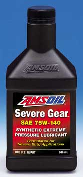 AMSOIL Synthetic Severe Gear 75W-140 Gear Lube